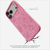 Bubblegum Pink Rosettes iPhone 17 Pro Max Case