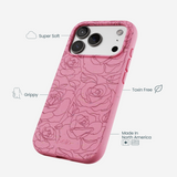 Bubblegum Pink Rosettes iPhone 17 Pro Case