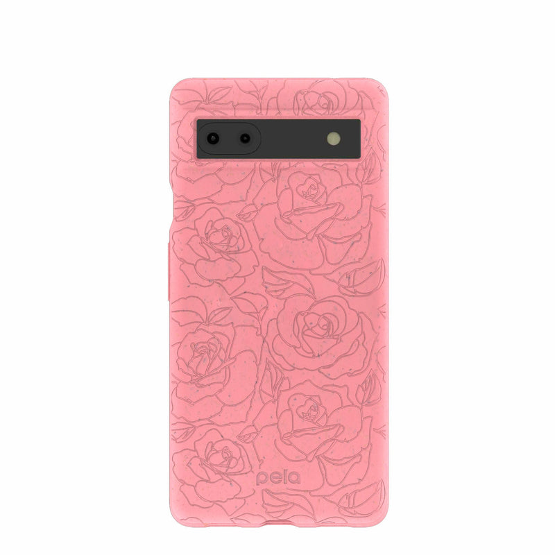 Bubblegum Pink Rosettes Google Pixel 6a Case