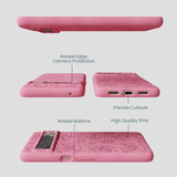 Bubblegum Pink Rosettes Google Pixel 8 Pro Case