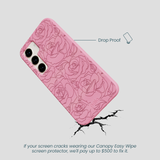Bubblegum Pink Rosettes Samsung Galaxy S24 Case