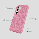 Bubblegum Pink Rosettes Samsung Galaxy S24 Case