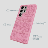 Bubblegum Pink Rosettes Samsung Galaxy S25 Ultra Case