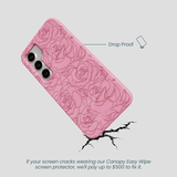 Bubblegum Pink Rosettes Samsung Galaxy S25 Case