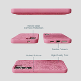 Bubblegum Pink Rosettes Samsung Galaxy S25 Case