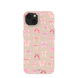 Seashell Rosy Bows iPhone 13 Case