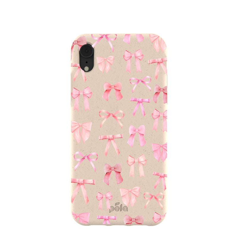 Seashell Rosy Bows iPhone XR Case