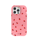 Bubblegum Pink Rosy Ladybug iPhone 15 Pro Case