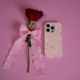 Seashell Rosy Bows iPhone 14 Pro Max Case