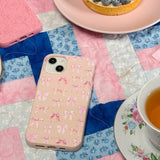 Seashell Rosy Bows iPhone 6/6s/7/8/SE Case