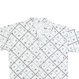 LAST SCENE Horses Womens Shirt White Check M