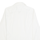 TOMMY HILFIGER Mens Plain Shirt White Long Sleeve M