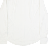 TOMMY HILFIGER Mens Plain Shirt White Long Sleeve M