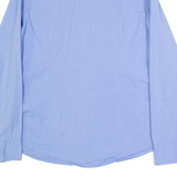 TOMMY HILFIGER Womens Plain Shirt Blue Long Sleeve L
