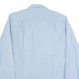 HUGO BOSS Mens Plain Shirt Blue Long Sleeve S