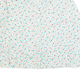 SAINT-HONORE Womens Shirt Cream 90s Spotted Long Sleeve M