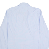 BOSS HUGO BOSS Slim Fit Mens Plain Shirt Blue Long Sleeve L