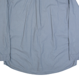 TOMMY JEANS Mens Plain Shirt Blue Long Sleeve 2XL