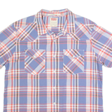 LEVI'S Slim Fit Mens Shirt Blue Check XL