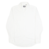 HUGO BOSS Slim Fit Mens Plain Shirt White Long Sleeve M
