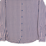 HUGO BOSS Slim Fit Mens Shirt Blue Gingham Long Sleeve M
