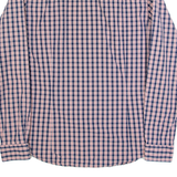 HUGO BOSS Slim Fit Mens Shirt Blue Gingham Long Sleeve M