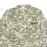 US Navy Seals Mens Shirt Green Camouflage Long Sleeve M