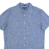 TOMMY HILFIGER New York Fit Mens Shirt Blue M