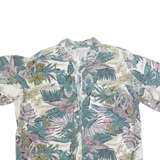LAST SCENE Womens Shirt Green 90s Floral L