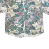 LAST SCENE Womens Shirt Green 90s Floral L