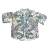 LAST SCENE Womens Shirt Green 90s Floral L
