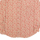 SPACE DEPARTMENT Mens Shirt Beige 90s Floral Long Sleeve L