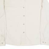 MAMMUT Womens Plain Shirt Cream Long Sleeve M