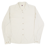 MAMMUT Womens Plain Shirt Cream Long Sleeve M