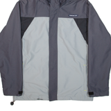 REEBOK Mens Jacket Grey Hooded S