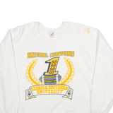 JERZEES Georgia Southern University Womens Sweatshirt White USA 2XL