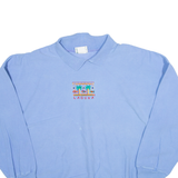 Laguna Womens Sweatshirt Blue Collared XL
