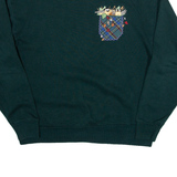 TOP STITCH Womens Sweatshirt Green High Neck M