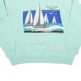 TREASURE ISLAND BAHAMA Womens Sweatshirt Green USA XL