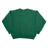 HAINES Womens Sweatshirt Green L