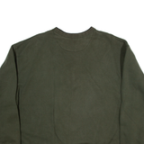 CROFT AND BARROW Reindeer Print Womens Sweatshirt Green L