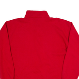 DISNEY Nancy Name Print Womens Sweatshirt Red 1/4 Zip ONE SIZE