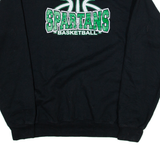 PORT COMPANY Spartans Basketball Mens Sweatshirt Black USA M
