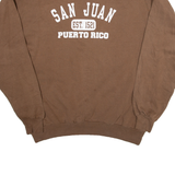 HAINES San Juan Mens Sweatshirt Brown XL