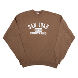 HAINES San Juan Mens Sweatshirt Brown XL
