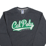 RUSSELL ATHLETIC Cal Poly Mens Sweatshirt Grey USA S