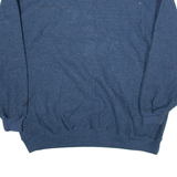 LEE Broncos Mens Sweatshirt Blue V-Neck USA L