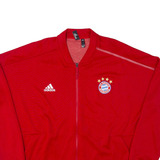 ADIDAS FC Bayern Munchen Mens Track Jacket Red XL