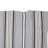 BON TON Poncho Style Womens Jacket Grey Striped XL