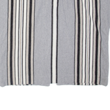 BON TON Poncho Style Womens Jacket Grey Striped XL